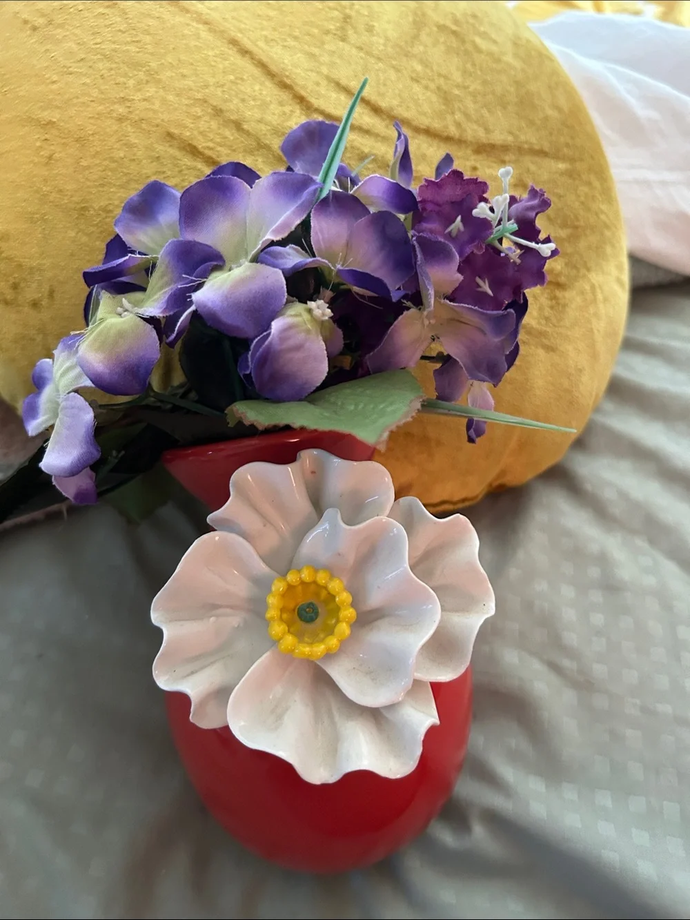 Anthropologie bright red